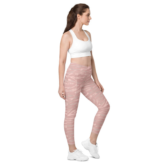 Crossover leggings with pockets Has Matching Top Sold Separate XXS to 6XL Adult/Teen Activewear