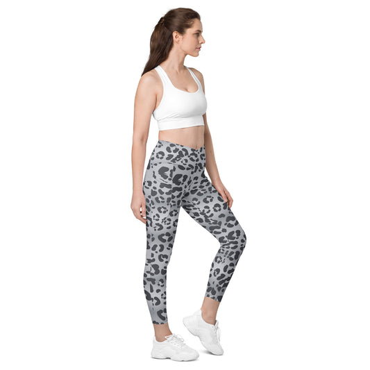 Crossover leggings with pockets Has Matching Top Sold Separate XXS to 6XL Adult/Teen Activewear