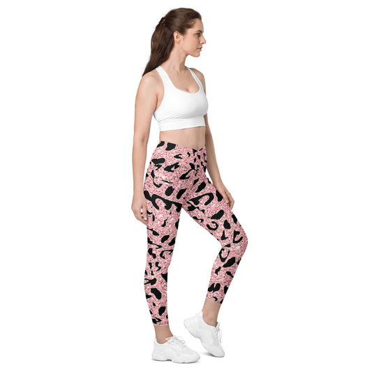 Crossover leggings with pockets Has Matching Top Sold Separate XXS to 6XL Adult/Teen Activewear