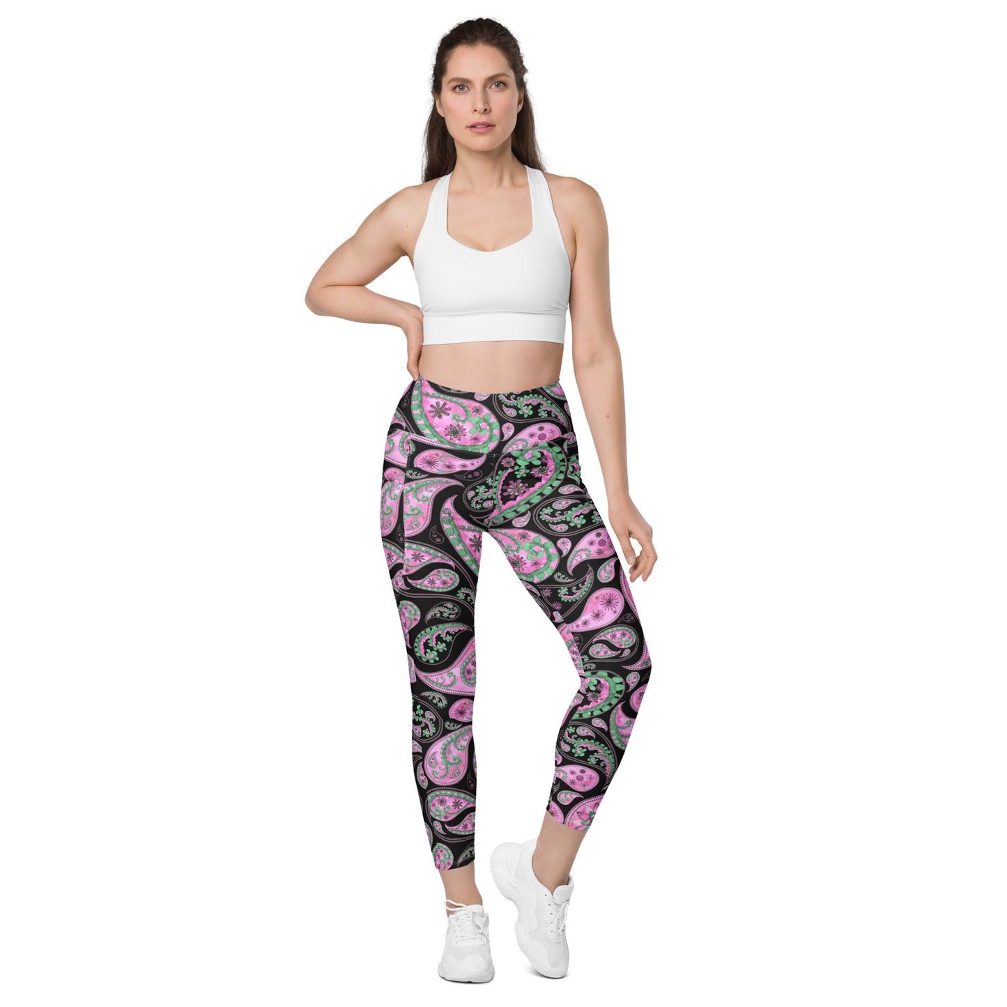 Leggings with pockets 2XSmall Up To 6XL Adult/Teen Activewear Matching Top Sold Separately