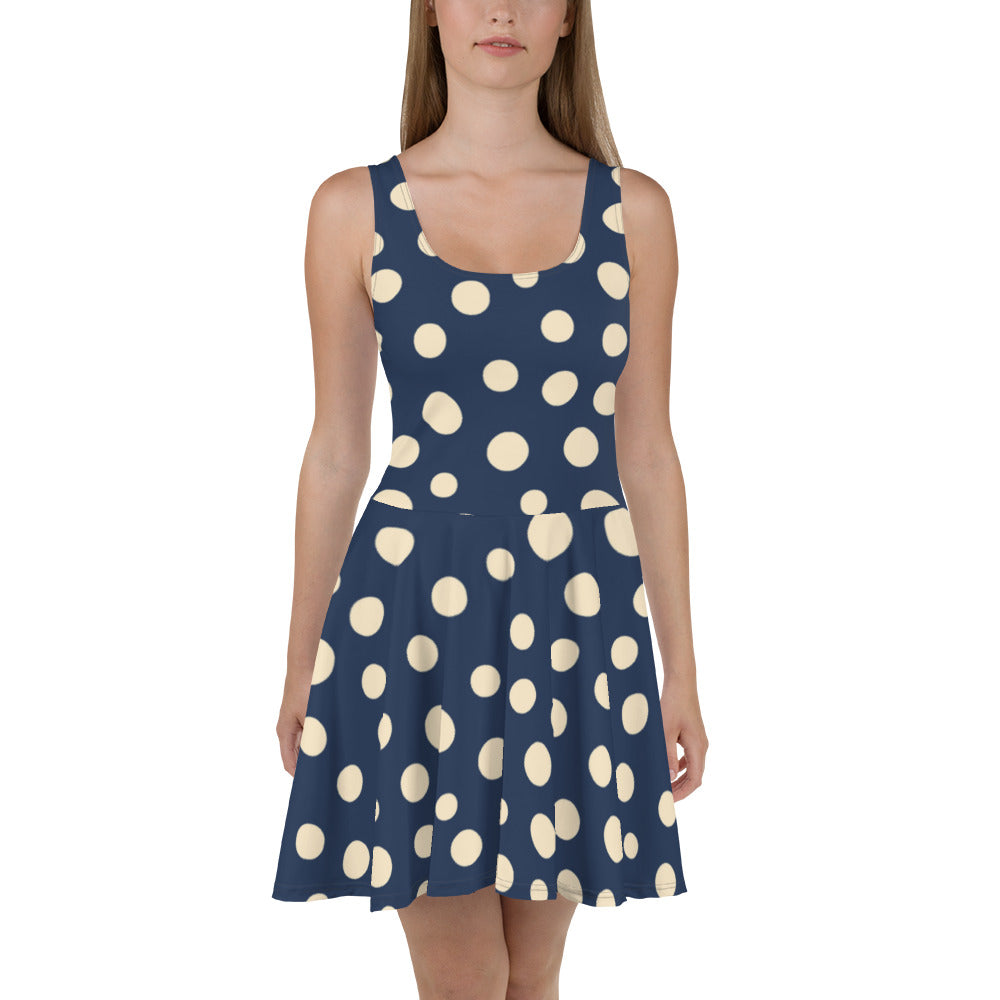 Skater Dress Polka-Dots