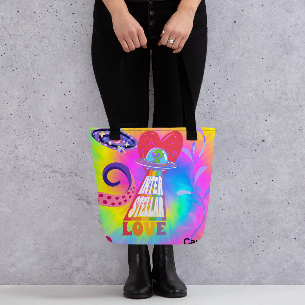 Tote bag neon green pink yellow blue Adult Unisex Accessories