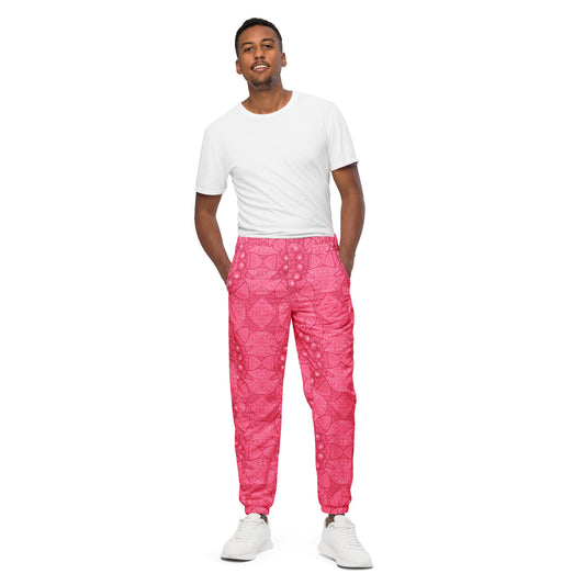 Unisex track pants  Activewear Adult Rich Pink in Color