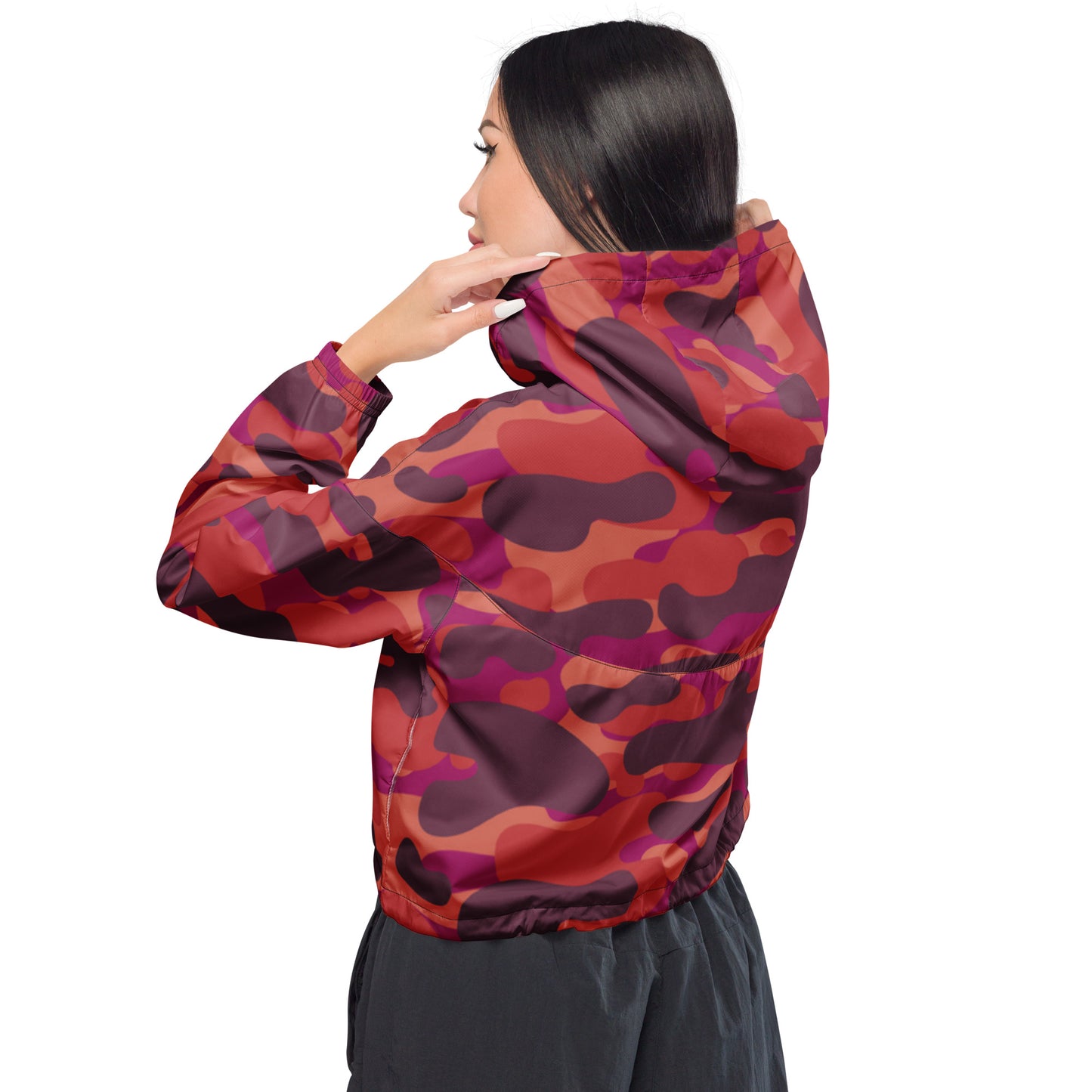 Women’s cropped windbreaker Has Matching Bottoms Sold Separate XXS to 6XL Adult/Teen Activewear