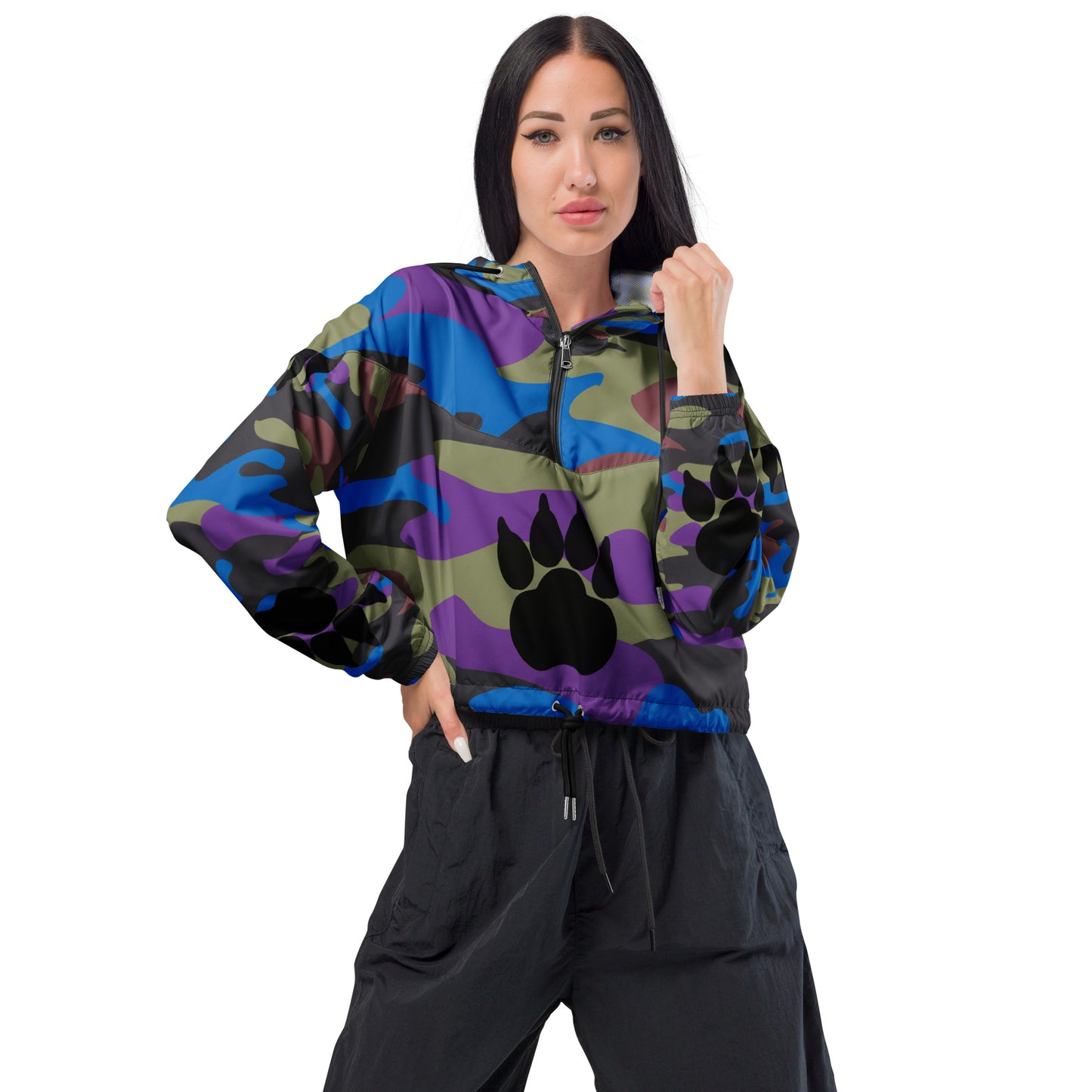 Women’s cropped windbreaker