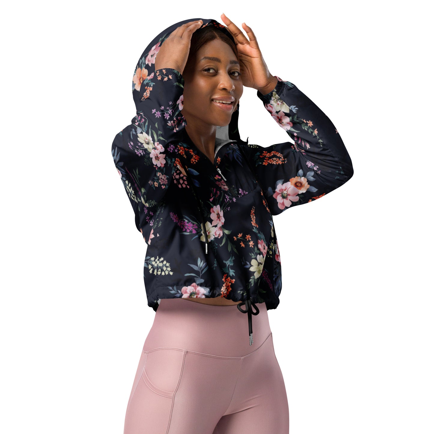 Women’s cropped windbreaker Has Matching Bottoms Sold Separate XXS to 6XL Adult/Teen Activewear