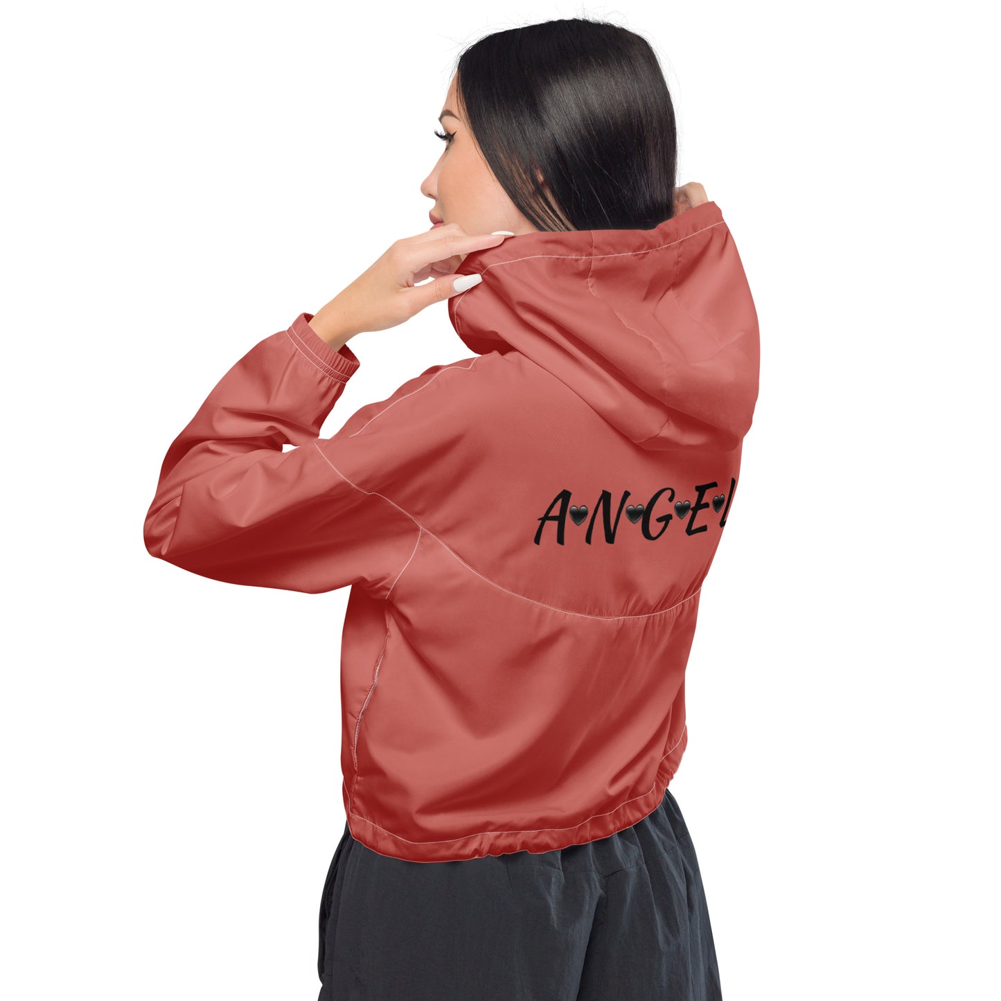 Women’s cropped windbreaker Has Matching Bottoms Sold Separate XXS to 6XL Adult/Teen Activewear