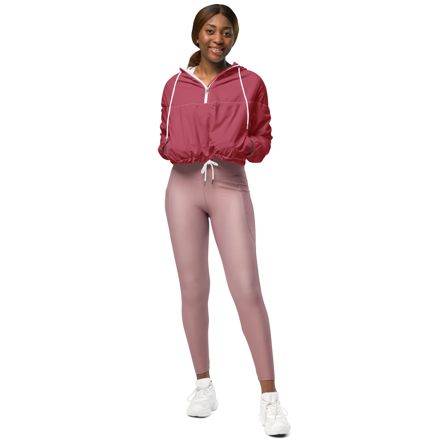 Women’s cropped windbreaker Has Matching Bottoms Sold Separate XXS to 6XL Adult/Teen Activewear