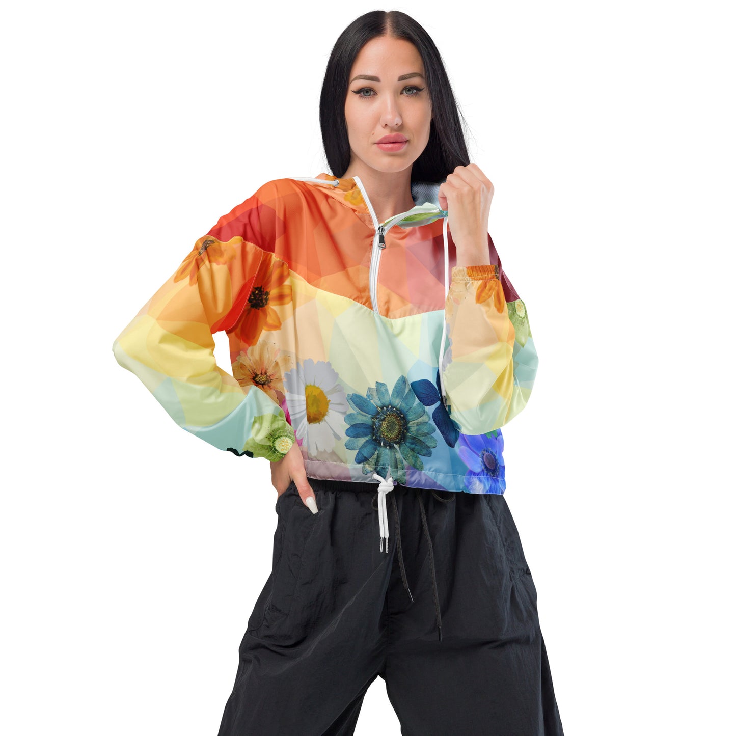 Women’s cropped windbreaker