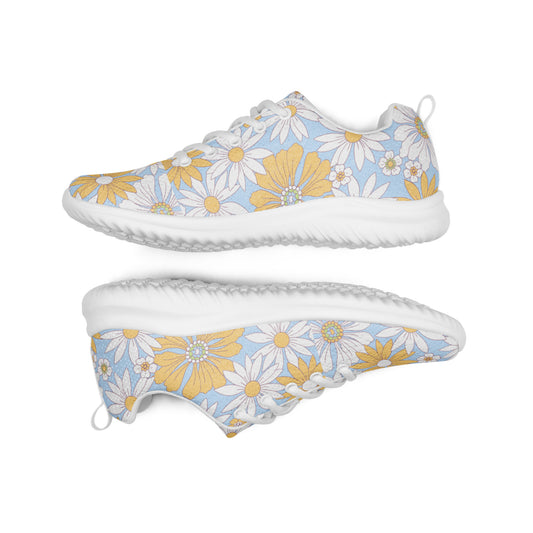 Women’s athletic shoes Sun and Sky Flower