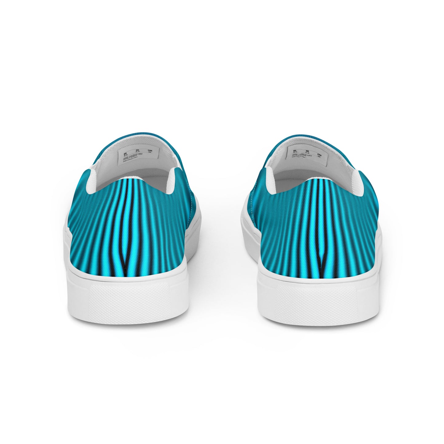 Women’s slip-on canvas shoes Clear Blue Knight Stripes