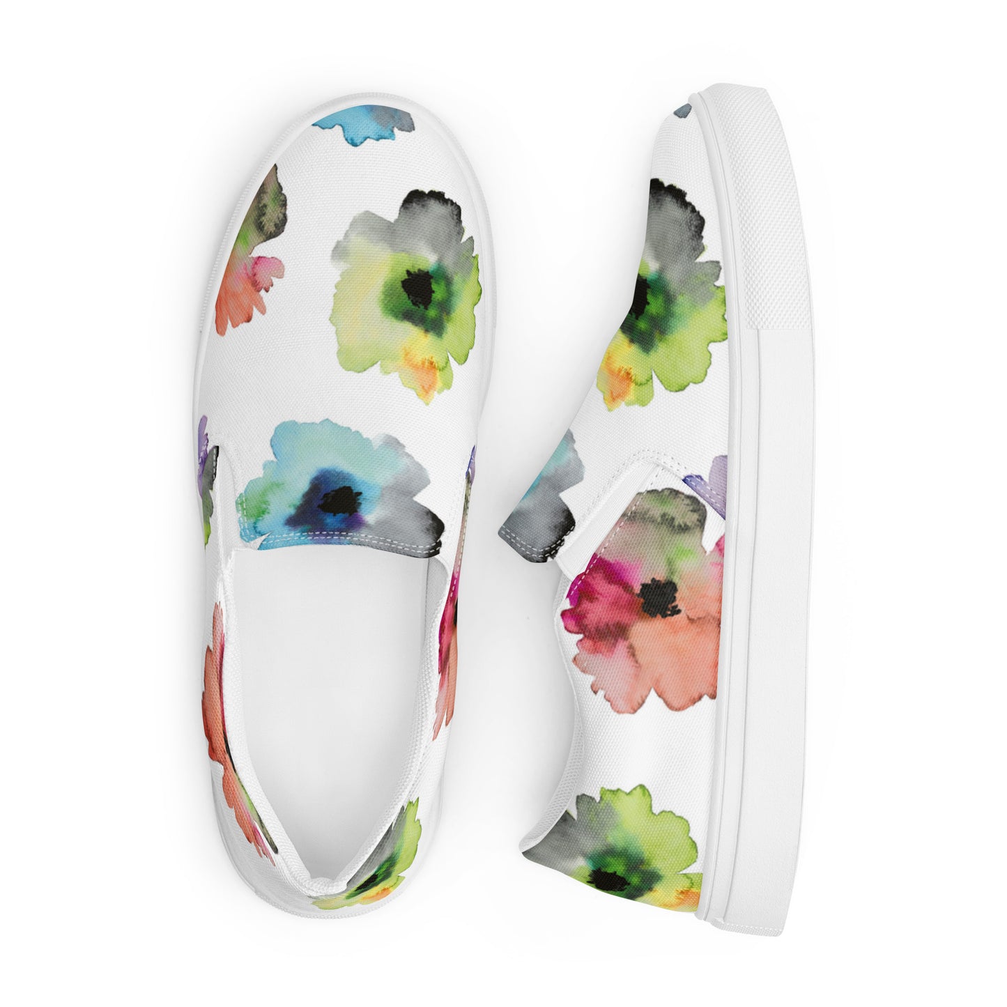 Women’s slip-on canvas shoes Watering The Flowers