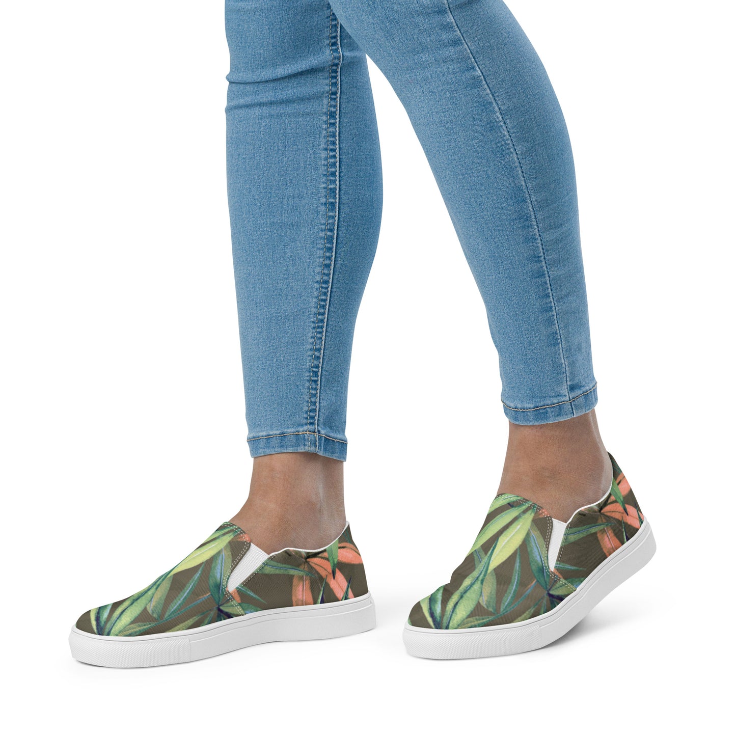 Women’s slip-on canvas shoes Green Jungle Bundle