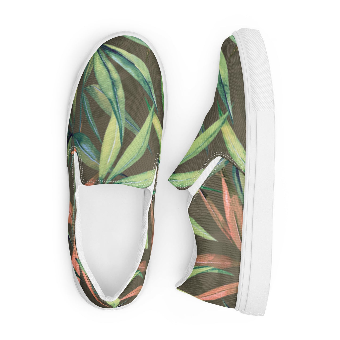 Women’s slip-on canvas shoes Green Jungle Bundle