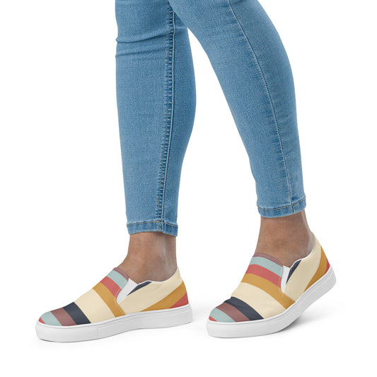 Women’s slip-on canvas shoes Wiping Out