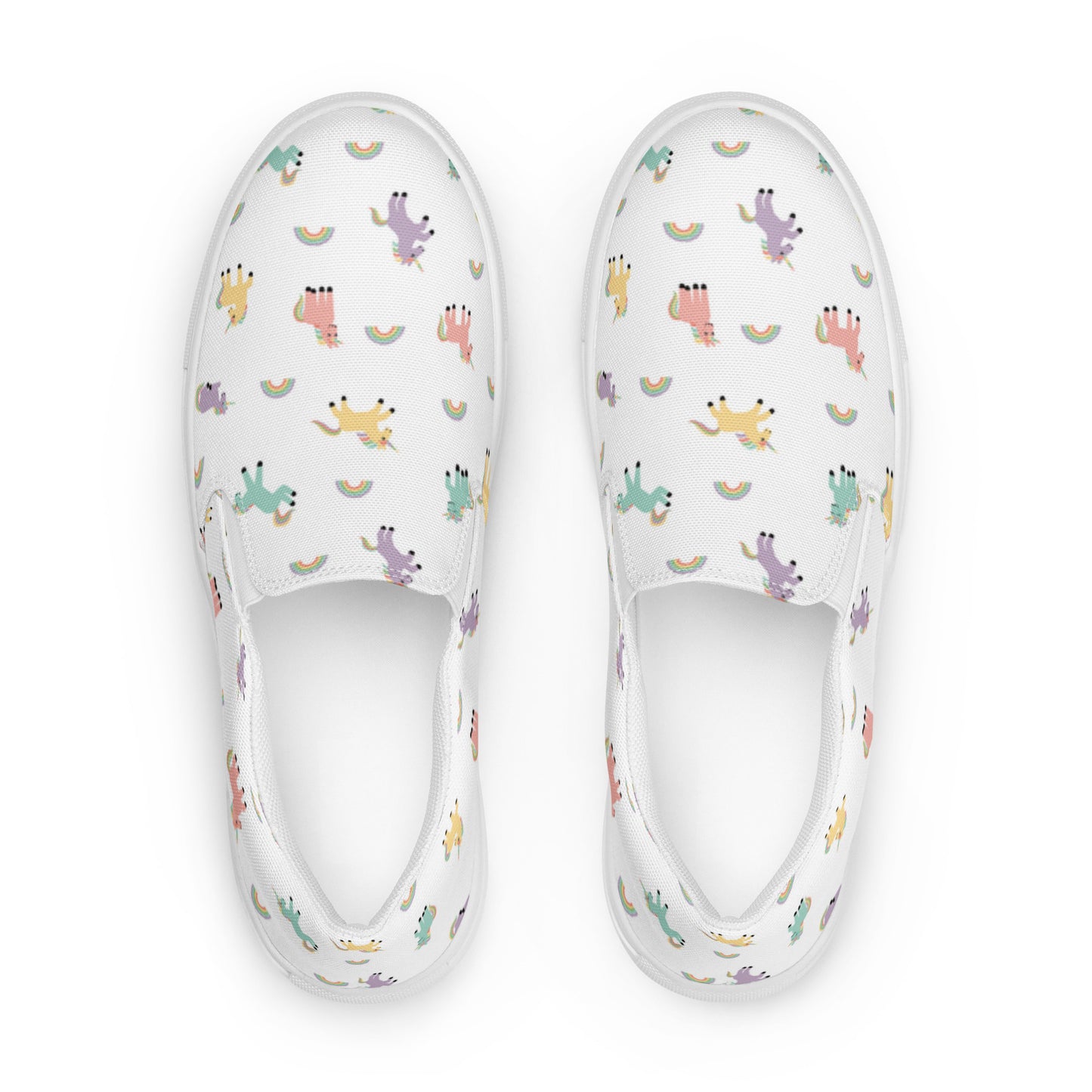 Women’s slip-on canvas shoes Born a Unicorn