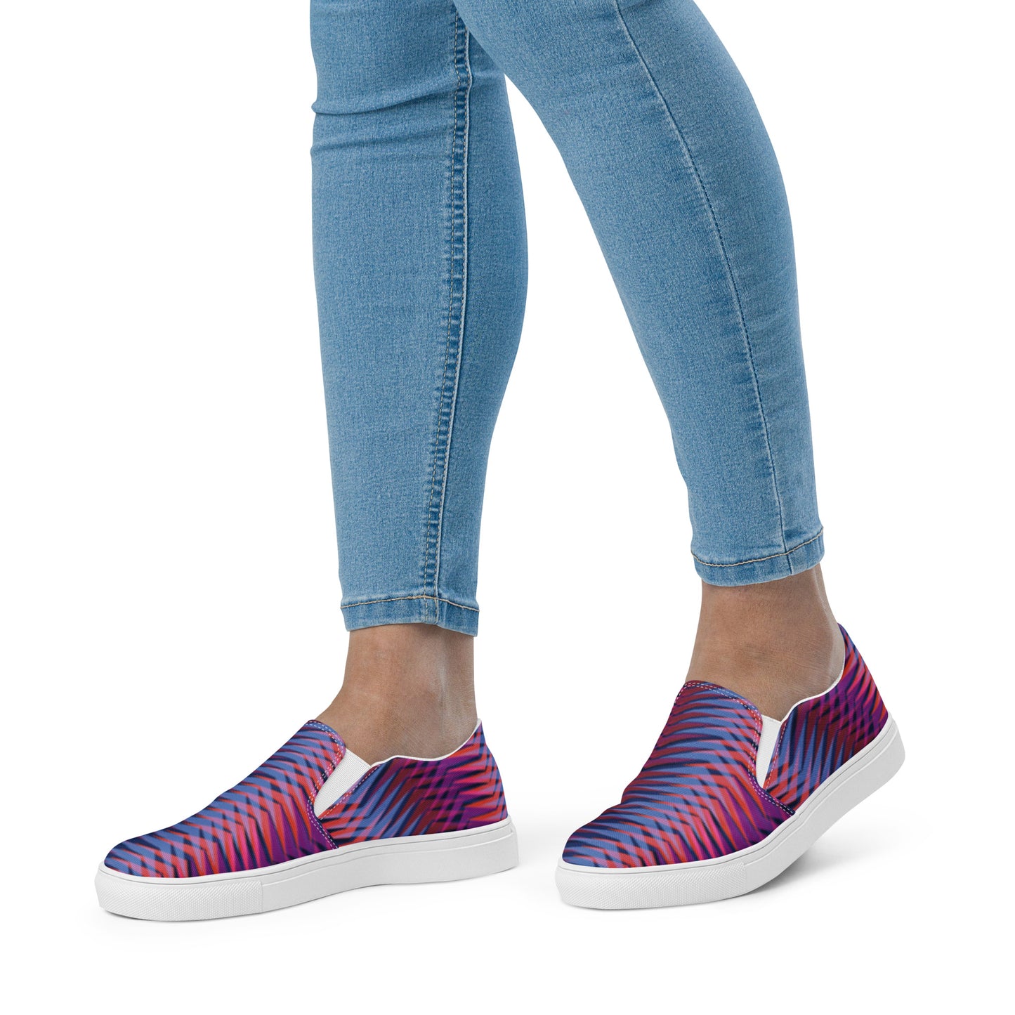 Women’s slip-on canvas shoes Spiral Maze