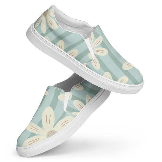 Women’s slip-on canvas shoes Pale Stripes