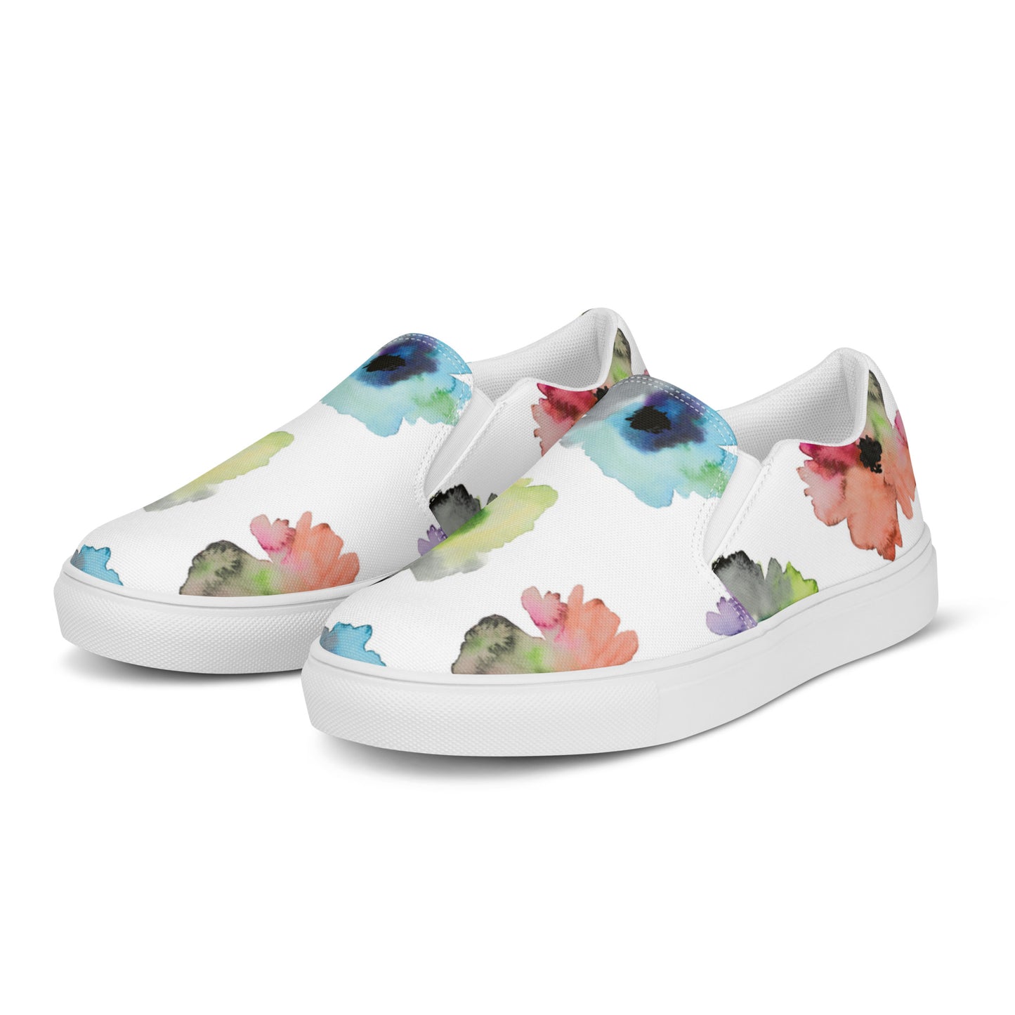 Women’s slip-on canvas shoes Watering The Flowers